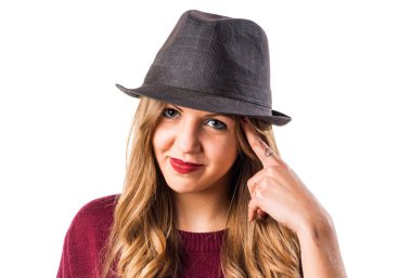 Düşünme yenilikçi genç kız