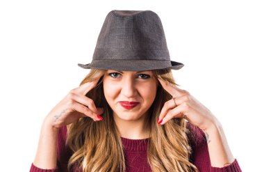 Düşünme yenilikçi genç kız