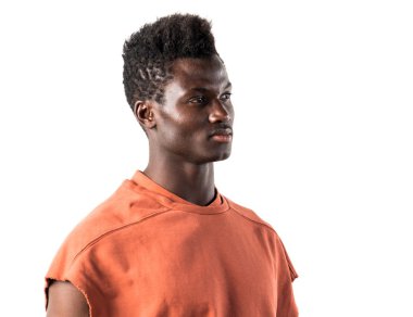 Studio poz yakışıklı zenci