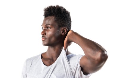 poz yakışıklı zenci