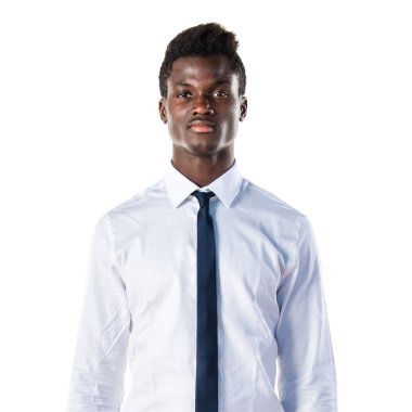 Yakışıklı iş siyah adamı