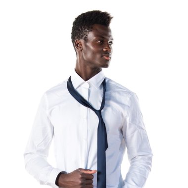 Yakışıklı iş siyah adamı