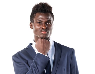 düşünme yakışıklı zenci