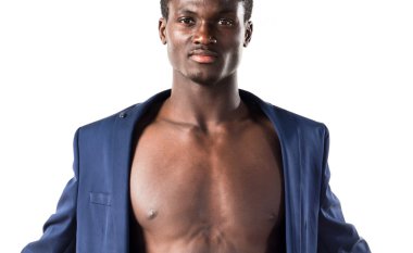 poz yakışıklı zenci