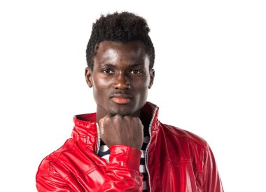 düşünme yakışıklı zenci