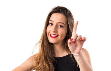 Genç kız bir sayma