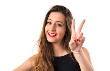 Genç kız iki sayım