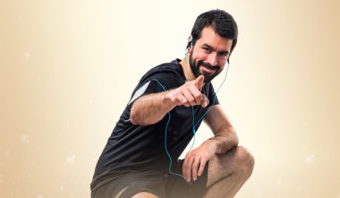 Öne doğru işaret Sportman