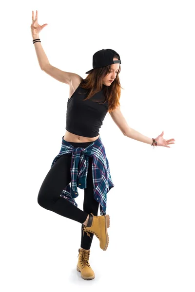 Vacker flicka urban dansare — Stockfoto