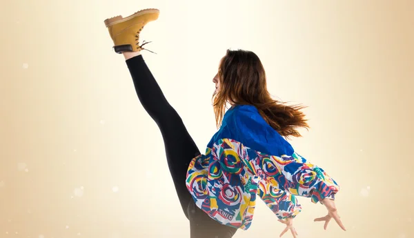 Vacker flicka urban dansare — Stockfoto