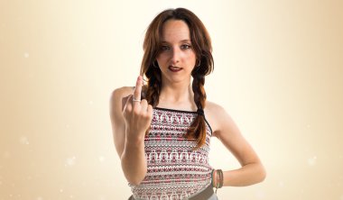 Boynuz jest yapma kız