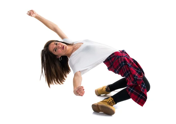 Chica joven posando en el estudio — Foto de Stock