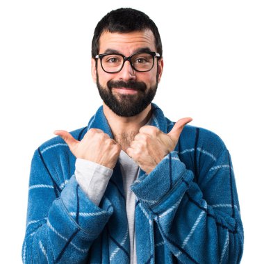 Sabahlık başparmak ile adam