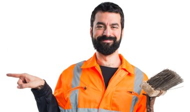 Lateral için işaret çöp adam