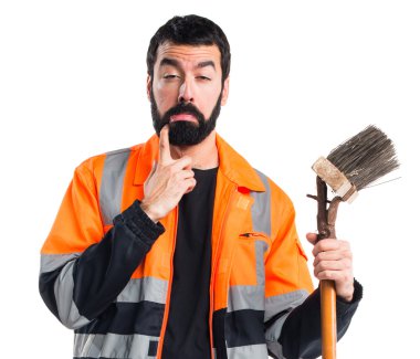 izole beyaz zemin üzerine