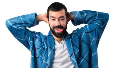 Adam şaka yapıyor sabahlık