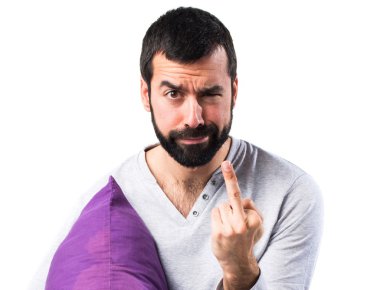 Erkek pijama boynuz jest yapma