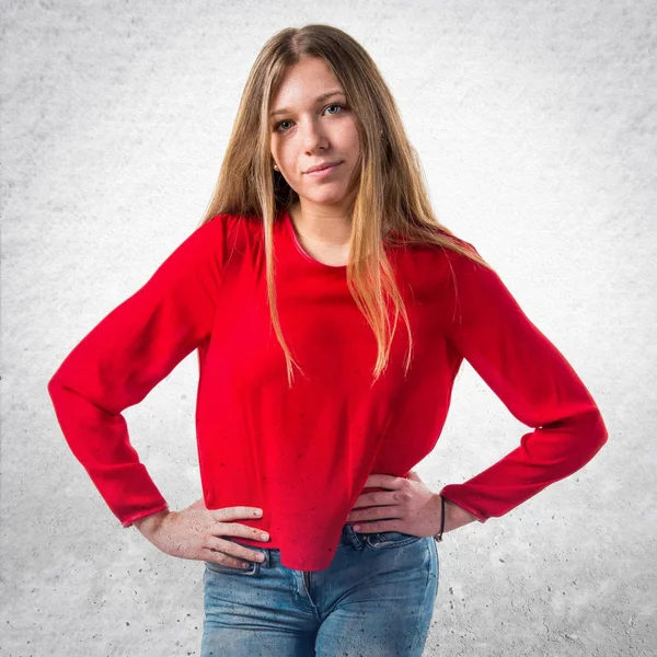 Young girl in studio — Stock Photo, Image