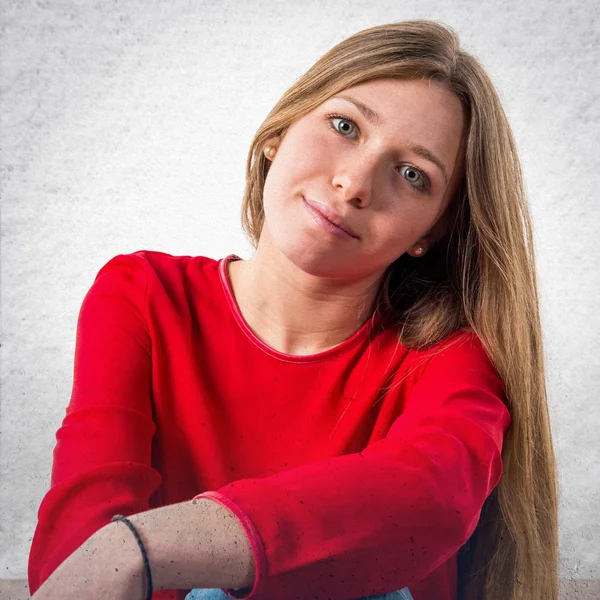 Model woman in studio — Stock Photo, Image