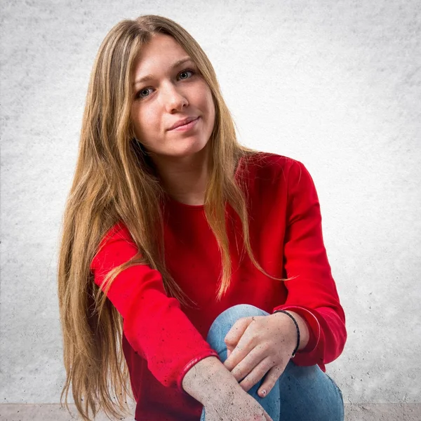 Young girl in studio — Stock Photo, Image