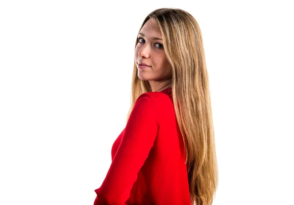 Model woman in studio — Stock Photo, Image