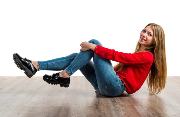 Modelo mujer en estudio —  Fotos de Stock