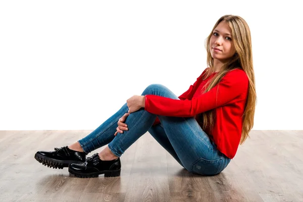 Young girl in studio — Stock Photo, Image