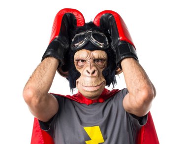 Üzücü süper kahraman maymun adam