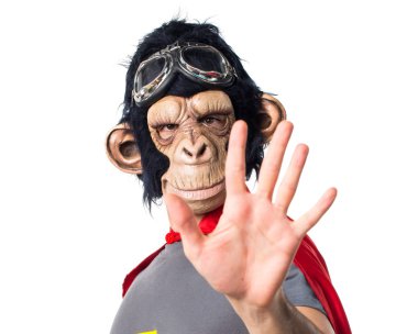 Süper kahraman maymun adam beş sayma