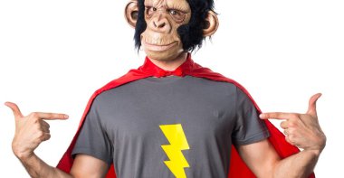 Maymun adam kendisiyle gurur