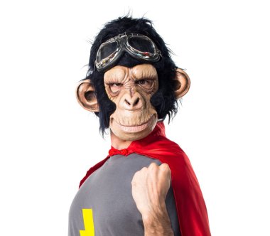 Şanslı süper kahraman maymun adam