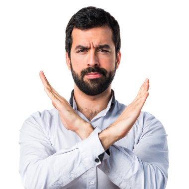 Hiçbir hareketi yapan erkek