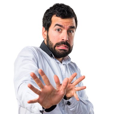 Hiçbir hareketi yapan erkek