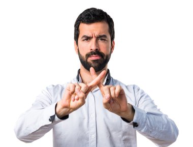 Hiçbir hareketi yapan erkek