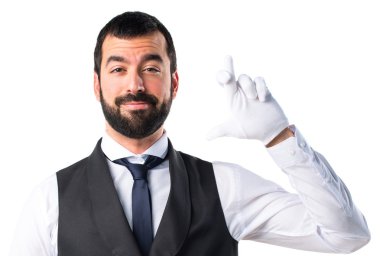 Lüks garson parmaklarıyla geçiş