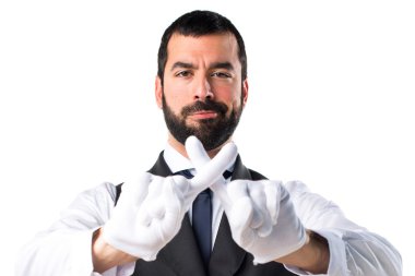 Lüks garson yok jest yapıyor