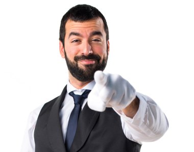 Lüks garson önüne işaret