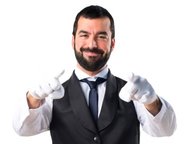 Lüks garson önüne işaret