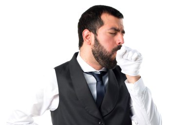 Lüks garson çok öksürük