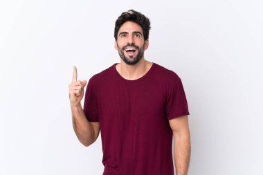 Sakallı yakışıklı genç, soyutlanmış beyaz bir geçmişi var.