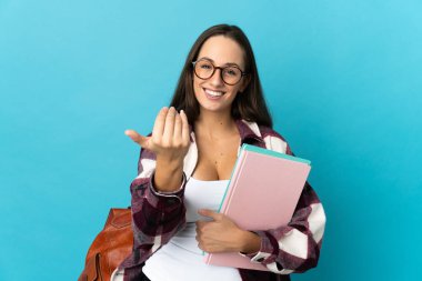 Tecrit edilmiş genç bir bayan öğrenci. Gelmene sevindim.