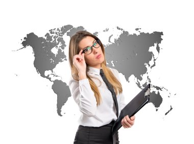 işkadını harita arka plan üzerinde 