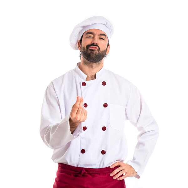 Chef doing italian gesture