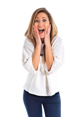 Kadının sürpriz bir jest yapması