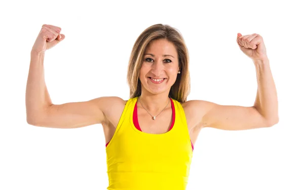 Strong sport woman — Stock Photo, Image