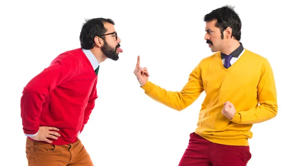 Angry brothers — Stock Photo, Image