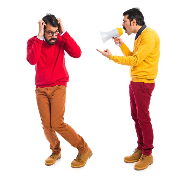Man angry with his brother — Stock Photo, Image