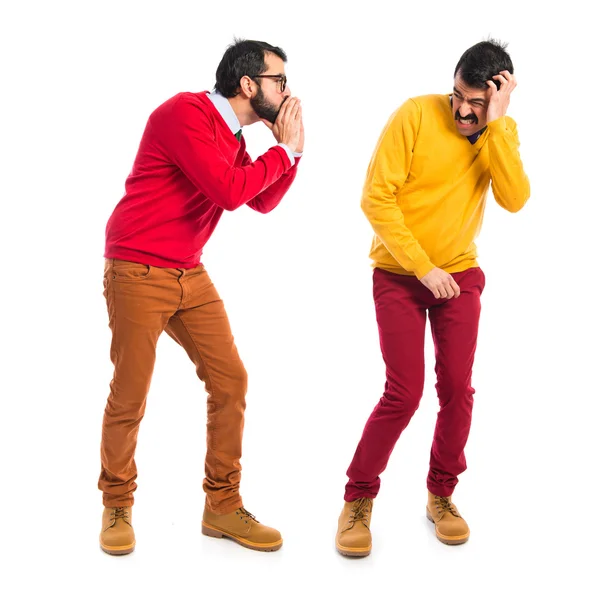 Hombre enojado con su hermano —  Fotos de Stock