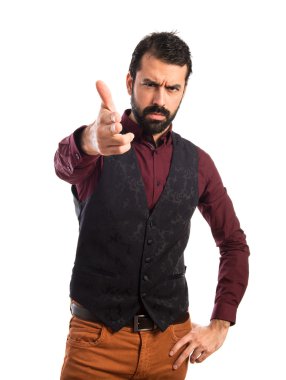 Giyen yelek yapımı silah jest dostum 