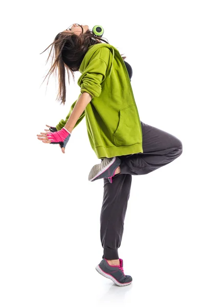 Sokak dansı tarzı dans genç kız